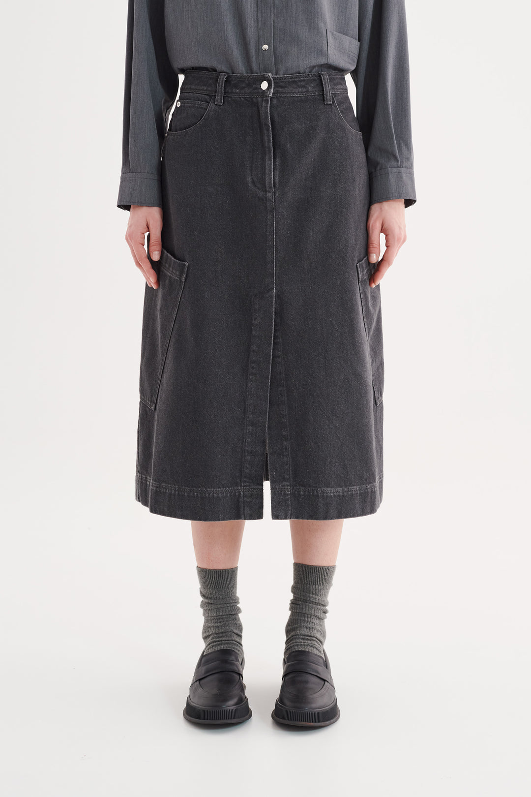 classic denim skirt – harlan holden global